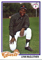 1978 Topps Baseball Cards      581     Lynn McGlothen